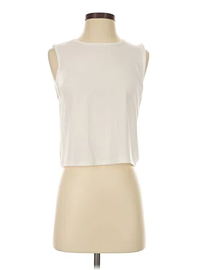 Pre-owned Gap Fit Sleeveless T-shirt In Ivory