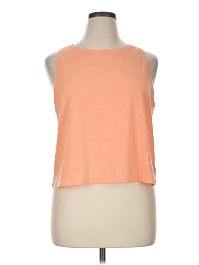 Pre-owned Gap Fit Sleeveless T-shirt In Orange