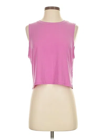 Pre-owned Gap Fit Sleeveless T-shirt In Pink