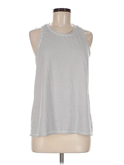 Pre-owned Gap Fit Sleeveless T-shirt In Silver