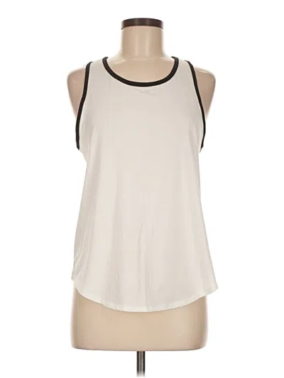 Pre-owned Gap Fit Sleeveless T-shirt In White