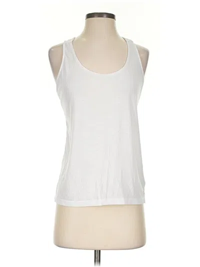 Pre-owned Gap Fit Sleeveless T-shirt In White