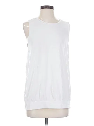 Pre-owned Gap Fit Sleeveless T-shirt In White