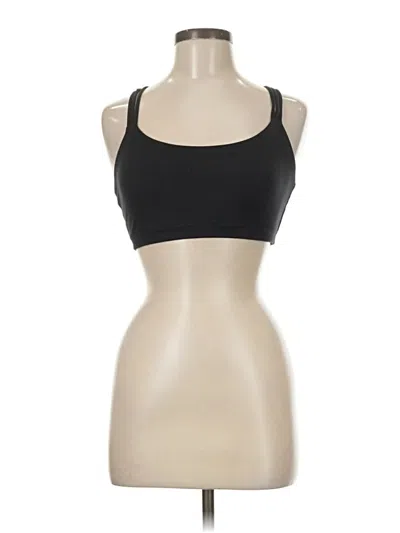 Pre-owned Gap Fit Sports Bra In Black