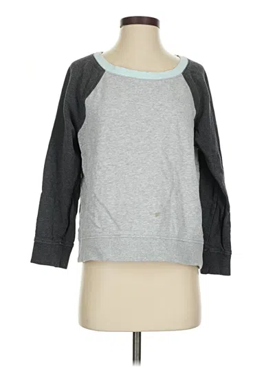 Pre-owned Gap Fit Sweatshirt In Gray