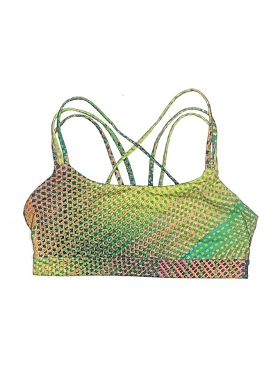 Pre-owned Gap Fit Swimsuit Top Green Swimwear