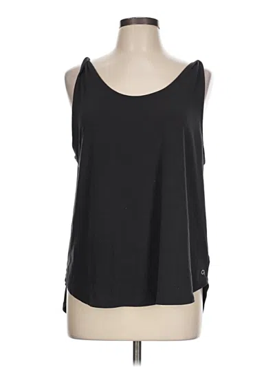 Pre-owned Gap Fit Tank Top Black Cold Shoulder Neckline Tops