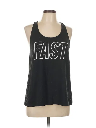 Pre-owned Gap Fit Tank Top Black Halter Neckline Tops