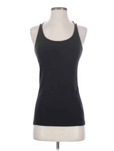Pre-owned Gap Fit Tank Top Black Halter Neckline Tops