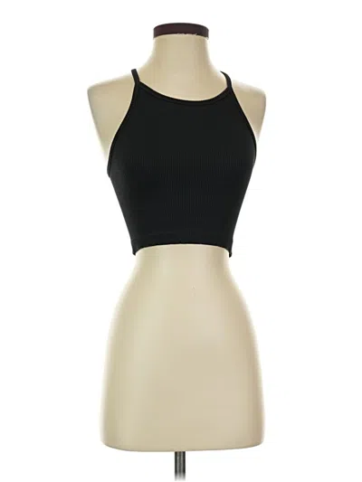 Pre-owned Gap Fit Tank Top Black Halter Neckline Tops