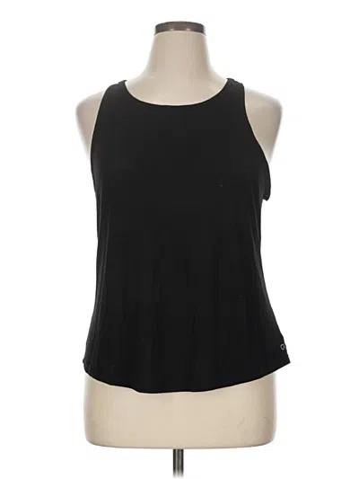 Pre-owned Gap Fit Tank Top Black Halter Neckline Tops