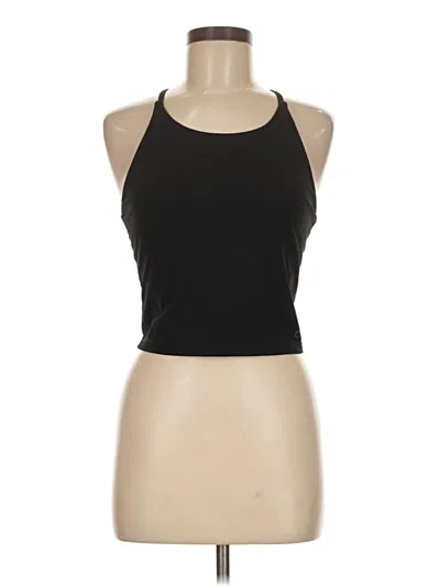 Pre-owned Gap Fit Tank Top Black Halter Neckline Tops