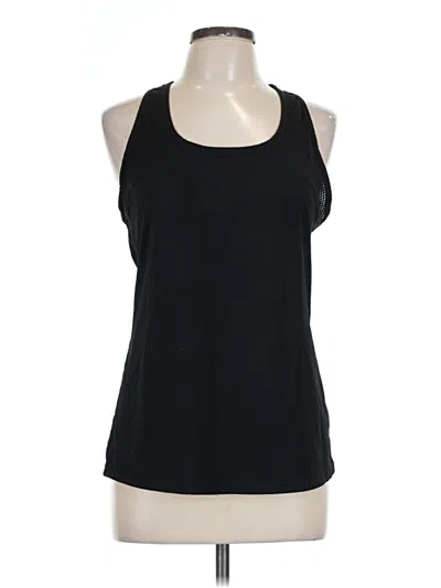Pre-owned Gap Fit Tank Top Black Halter Neckline Tops