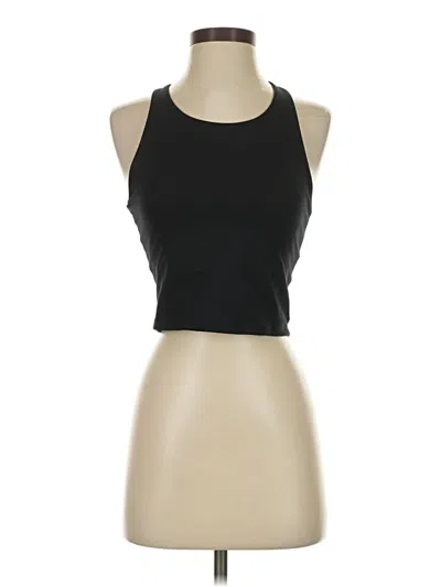 Pre-owned Gap Fit Tank Top Black Halter Neckline Tops