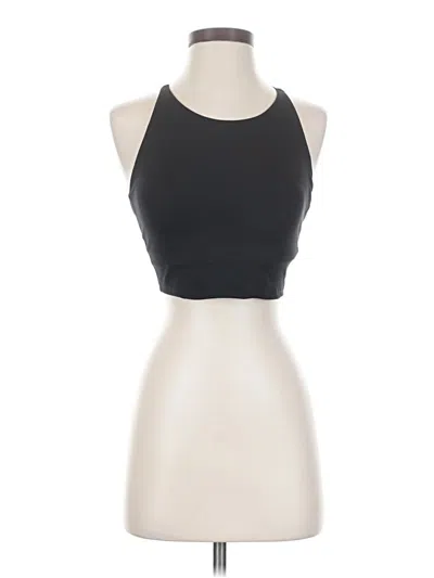 Pre-owned Gap Fit Tank Top Black Halter Neckline Tops