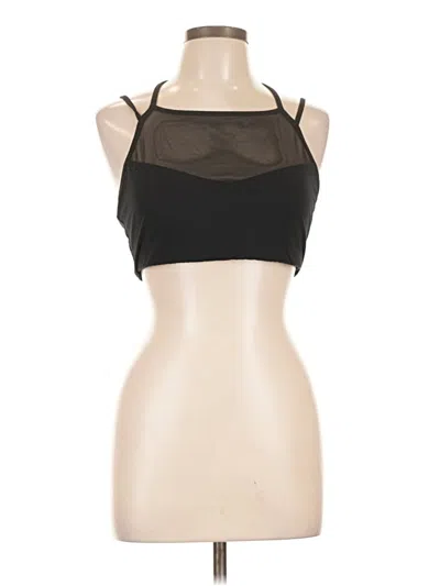 Pre-owned Gap Fit Tank Top Black Halter Neckline Tops
