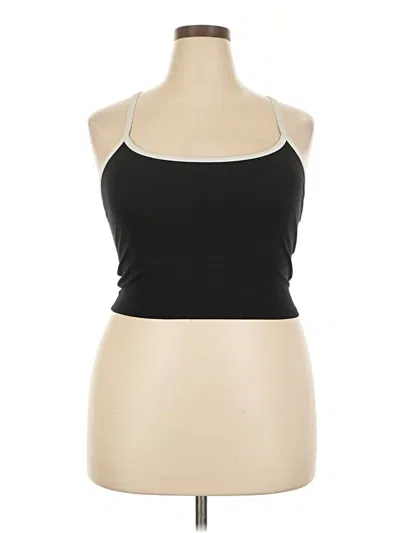 Pre-owned Gap Fit Tank Top Black Halter Neckline Tops