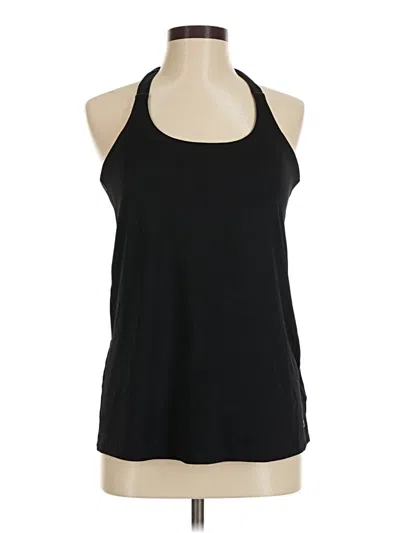 Pre-owned Gap Fit Tank Top Black Halter Neckline Tops
