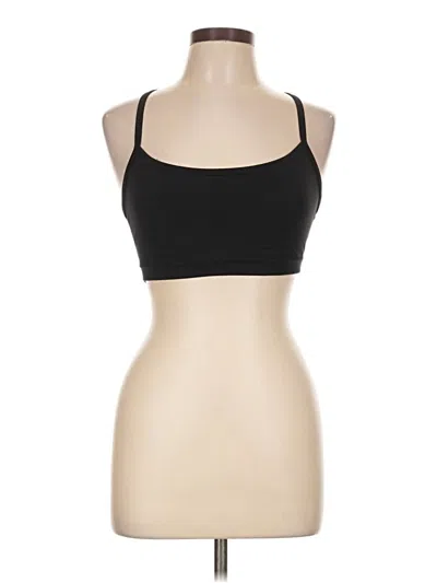 Pre-owned Gap Fit Tank Top Black Halter Neckline Tops