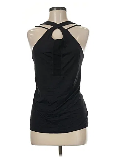 Pre-owned Gap Fit Tank Top Black Halter Neckline Tops