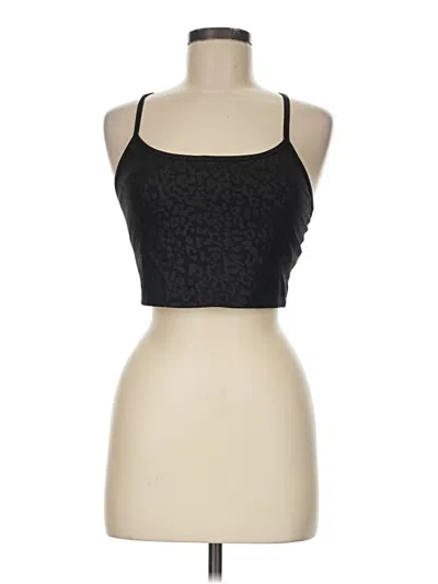 Pre-owned Gap Fit Tank Top Black Halter Neckline Tops