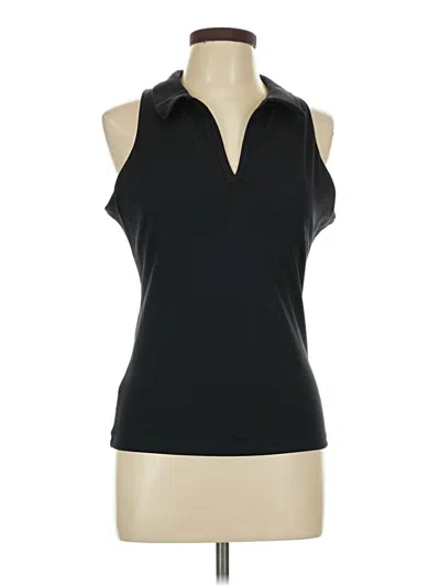 Pre-owned Gap Fit Tank Top Black Halter Neckline Tops
