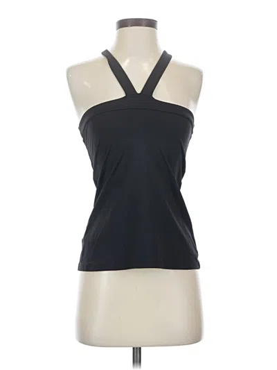 Pre-owned Gap Fit Tank Top Black Halter Neckline Tops