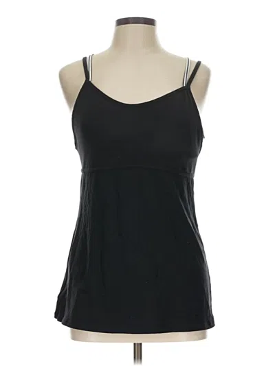 Pre-owned Gap Fit Tank Top Black Halter Neckline Tops