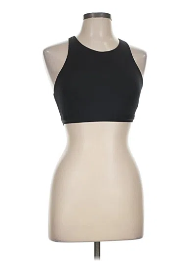 Pre-owned Gap Fit Tank Top Black Halter Neckline Tops