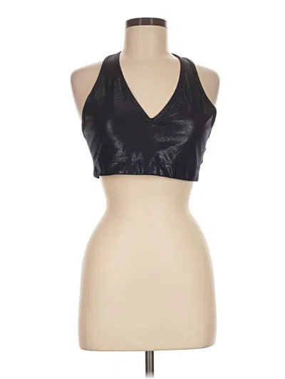 Pre-owned Gap Fit Tank Top Black Halter Neckline Tops
