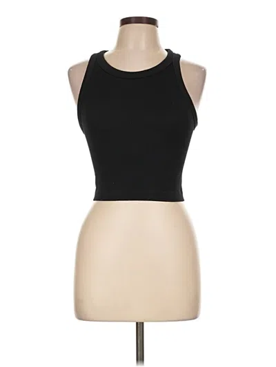 Pre-owned Gap Fit Tank Top Black Halter Neckline Tops