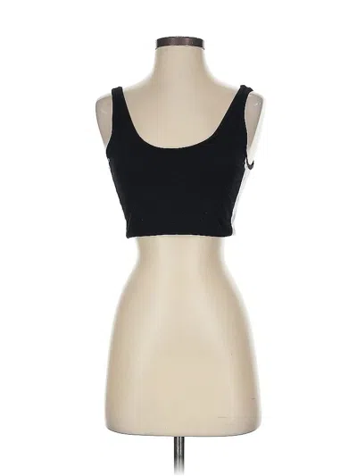 Pre-owned Gap Fit Tank Top Black Strapless Neckline Tops