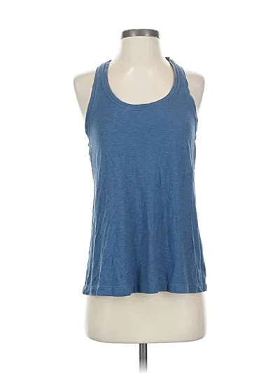 Pre-owned Gap Fit Tank Top Blue Halter Neckline Tops