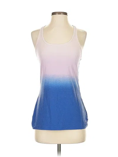 Pre-owned Gap Fit Tank Top Blue Halter Neckline Tops