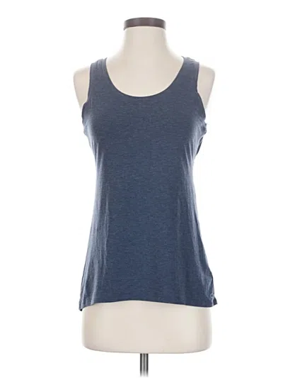 Pre-owned Gap Fit Tank Top Blue Halter Neckline Tops