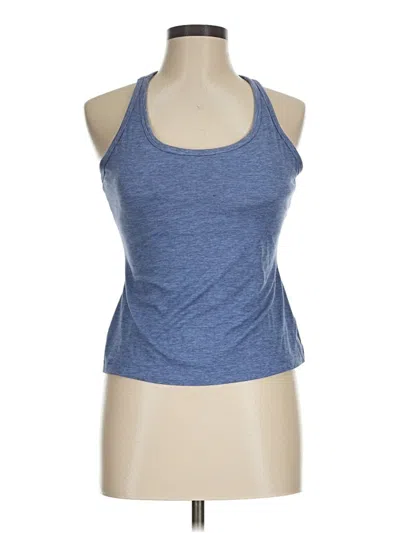 Pre-owned Gap Fit Tank Top Blue Halter Neckline Tops