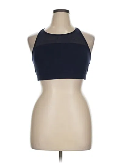 Pre-owned Gap Fit Tank Top Blue Halter Neckline Tops