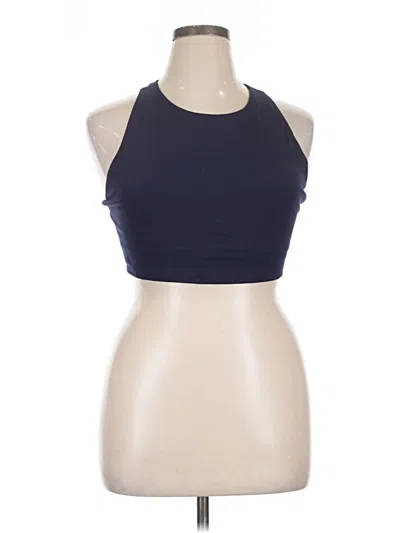 Pre-owned Gap Fit Tank Top Blue Halter Neckline Tops