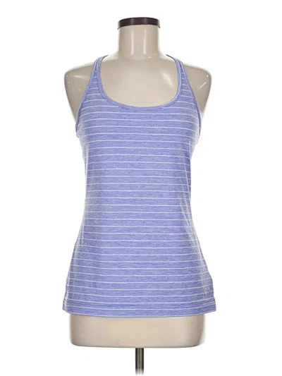 Pre-owned Gap Fit Tank Top Blue Halter Neckline Tops