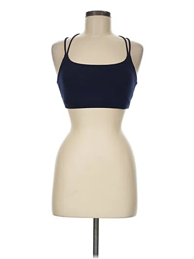 Pre-owned Gap Fit Tank Top Blue Halter Neckline Tops