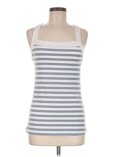 Pre-owned Gap Fit Tank Top Blue Halter Neckline Tops