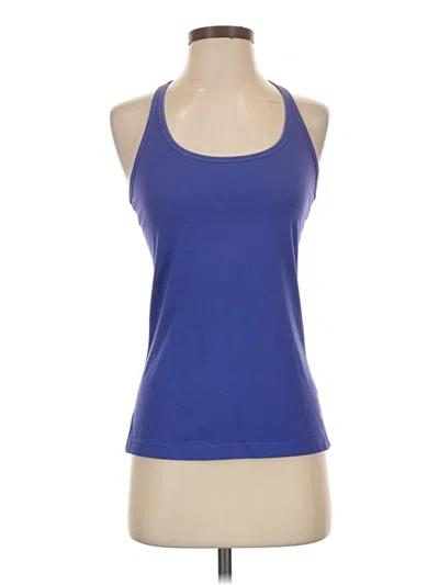 Pre-owned Gap Fit Tank Top Blue Halter Neckline Tops