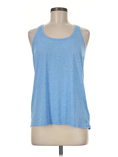 Pre-owned Gap Fit Tank Top Blue Halter Neckline Tops