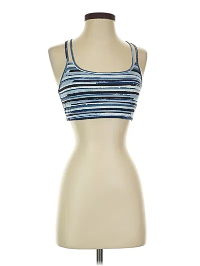 Pre-owned Gap Fit Tank Top Blue Strapless Neckline Tops