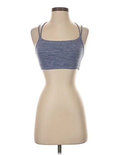 Pre-owned Gap Fit Tank Top Blue Strapless Neckline Tops
