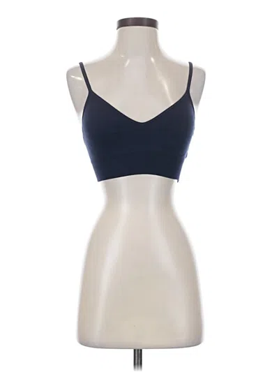 Pre-owned Gap Fit Tank Top Blue Strapless Neckline Tops
