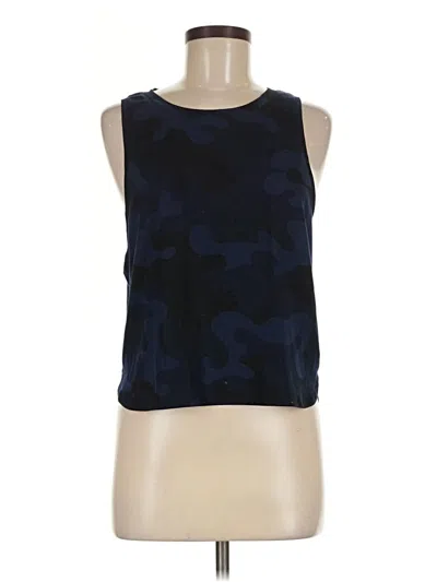 Pre-owned Gap Fit Tank Top Blue Strapless Neckline Tops