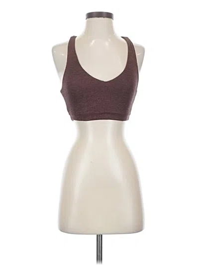 Pre-owned Gap Fit Tank Top Brown Halter Neckline Tops