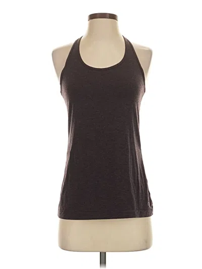 Pre-owned Gap Fit Tank Top Brown Halter Neckline Tops
