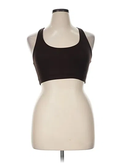 Pre-owned Gap Fit Tank Top Brown Halter Neckline Tops